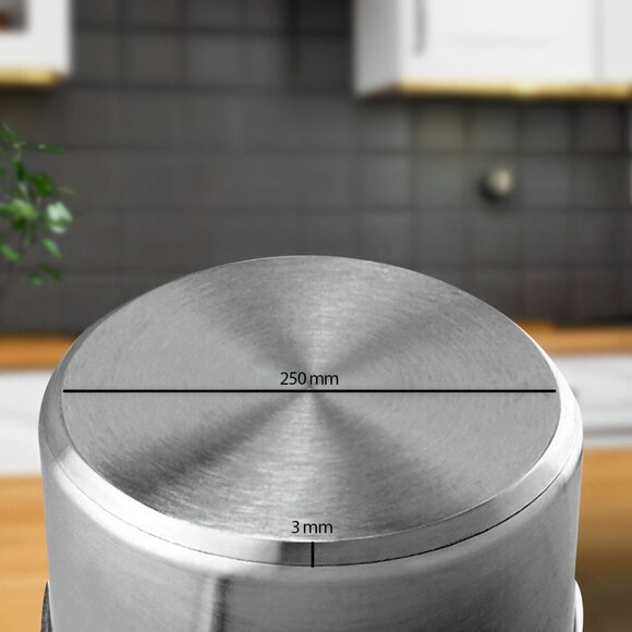 SOGA 17L Stainless Steel Stockpot – Heavy-Duty Cooking Pot for Soup & Stew - Picture 7 of 11